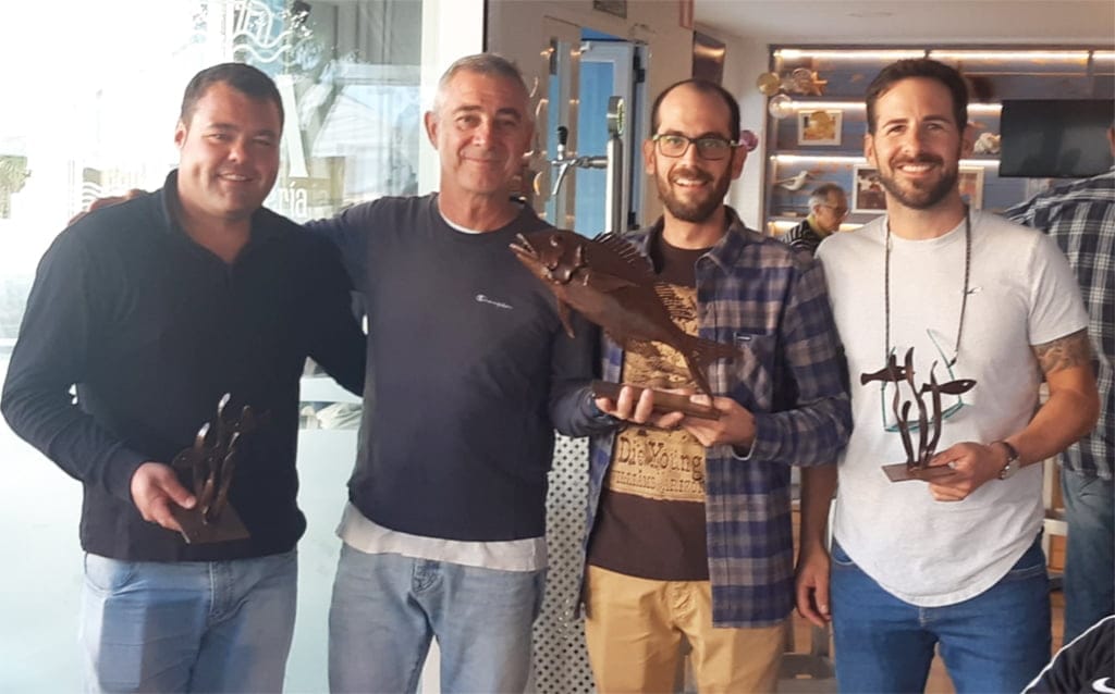 Imagen: Ganadores concurso pesca en Xàbia