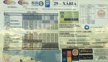 Horarios de autobús Dénia-Jávea