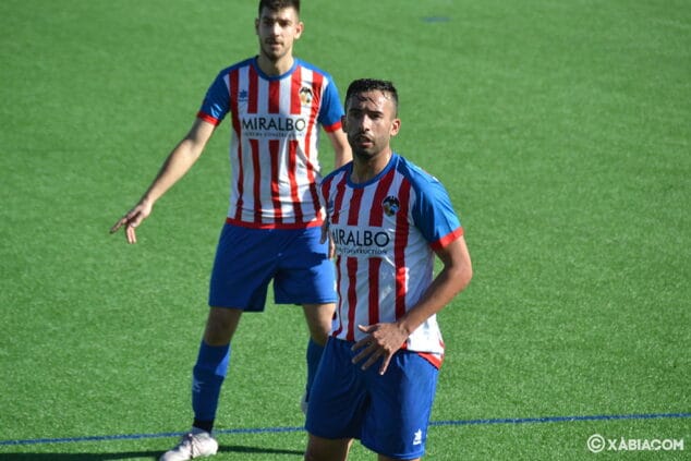 Imagen: Javi durante el partido