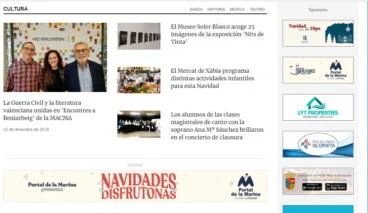 Sección Cultura y Sponsors