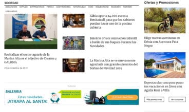 Sección de Sociedad y promociones