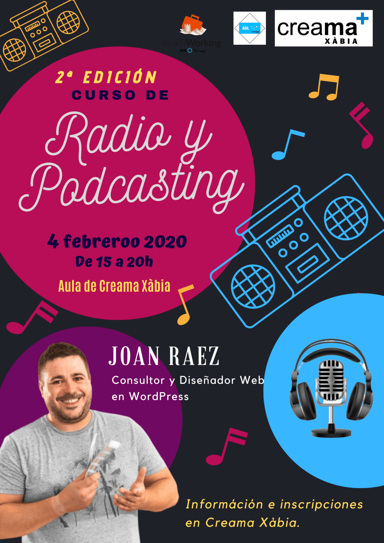 2º edición curso Radio y Pod casting 2020