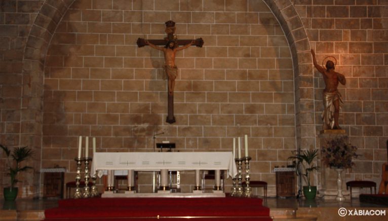 Altar de la Iglesia de San Bartolomé de Jávea
