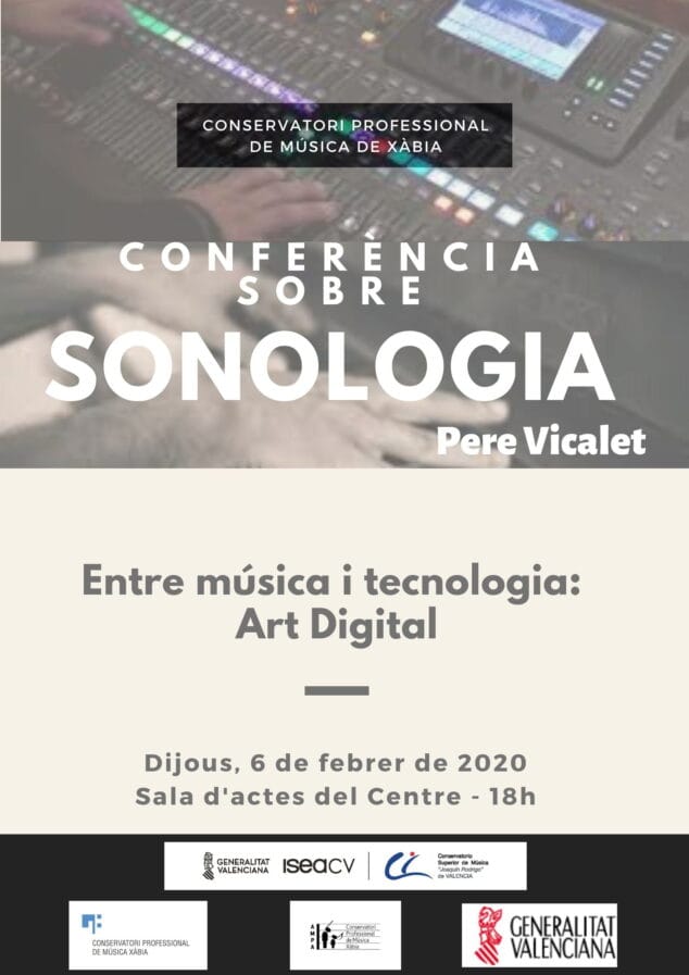 Imagen: Cartel conferencia sobre música