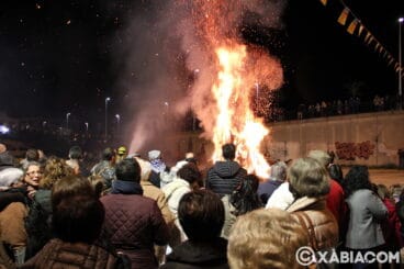 Cremà del Pi de Sant Antoni Xàbia