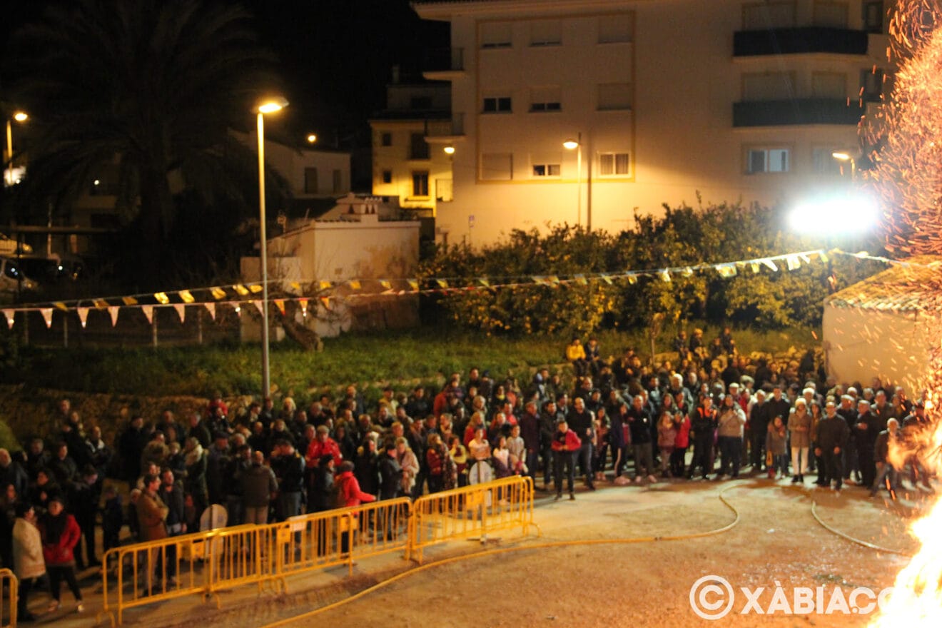 Cremà del Pi de Sant Antoni Xàbia