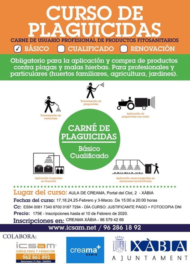 Imagen: Curso de plaguicidas