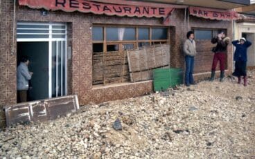 El restaurante Bahia era afectado por el temporal