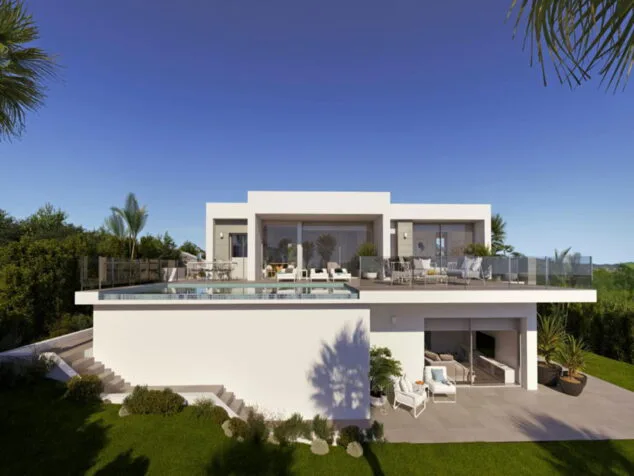 Imagen: Fachada de una villa de lujo en Benitachell - Atina Inmobiliaria