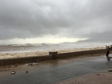 Fuerte temporal en Xàbia