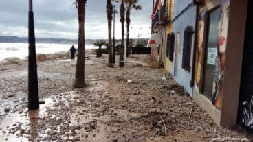 Imagen de los daños del temporal de 2017