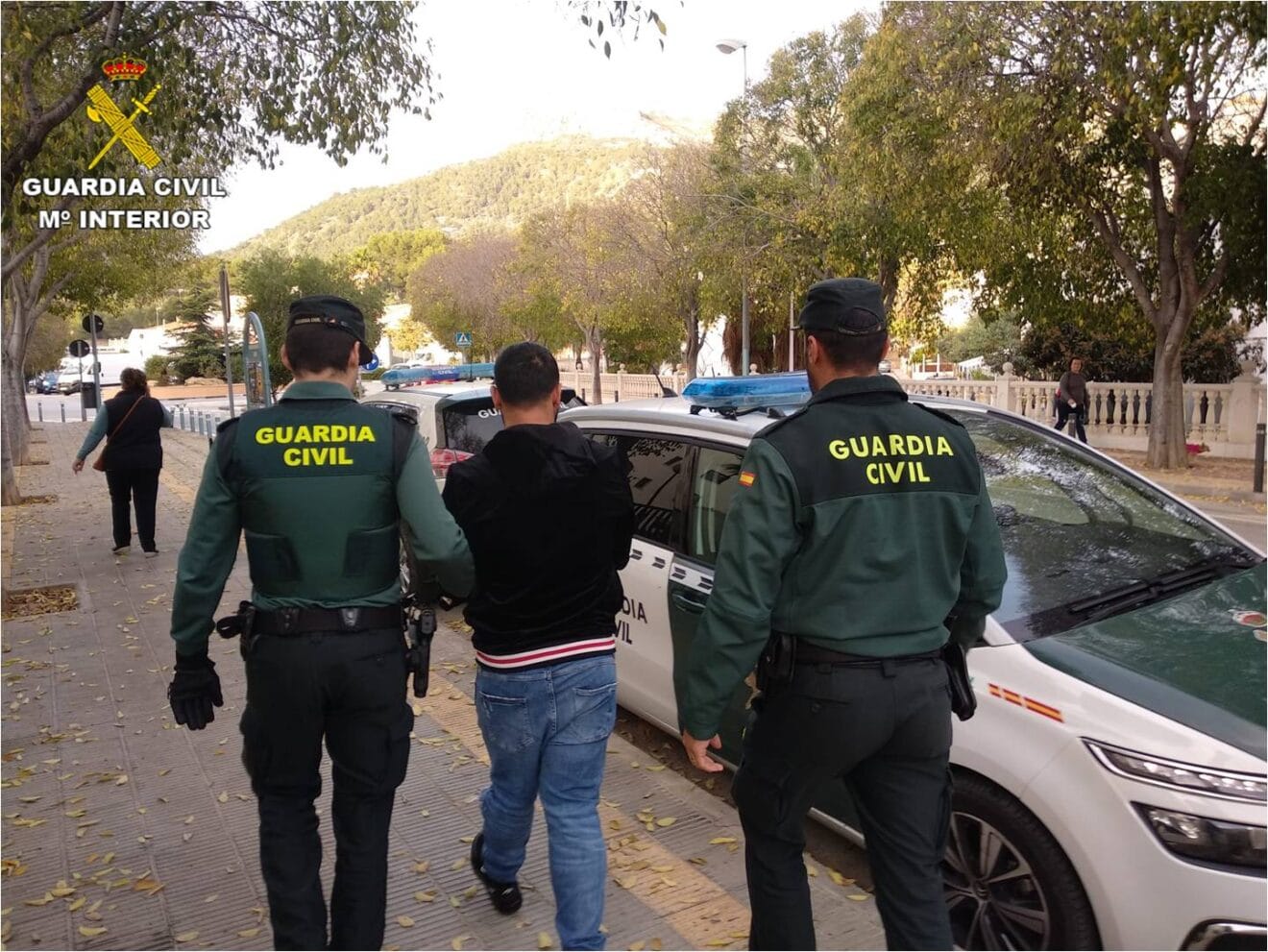 Imagen del detenido