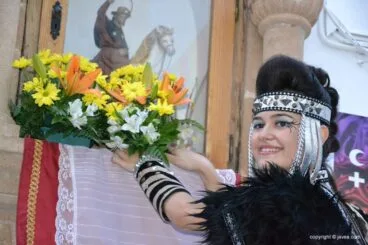 Loreto García, abanderada de 2017 de la Filà Faciners
