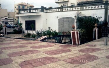 Muro derrumbado por el temporal de 1980