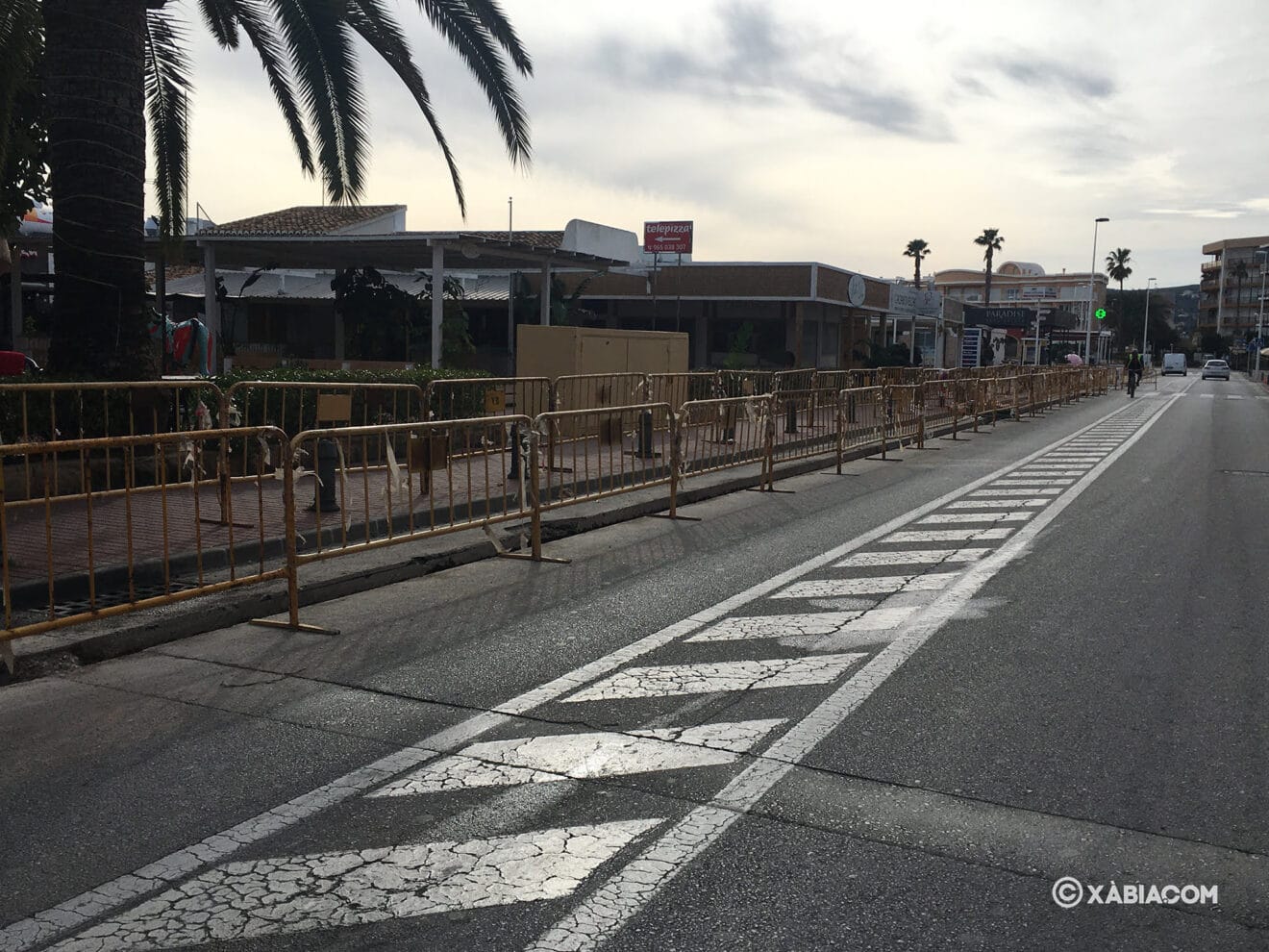 Obras en la zona del Arenal