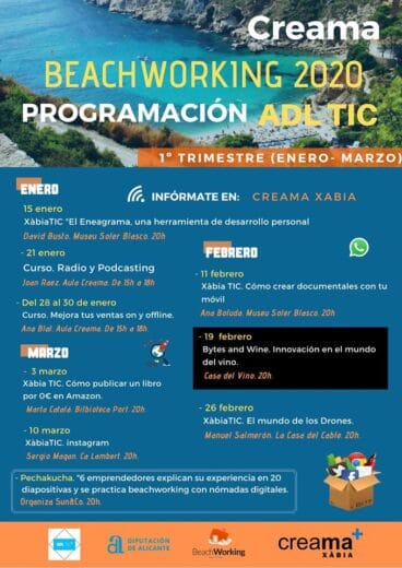 Programació trimestre Creama xabia