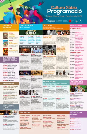 Programación cultural Xàbia
