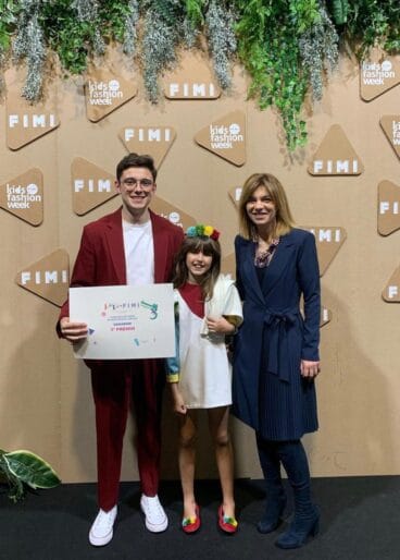 Rubén Bisquert tras obtener el premio de la Feria Internacional de Moda