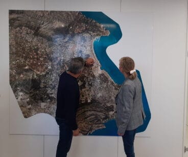 Visita de la consellera de Gobernación a Xàbia por el temporal