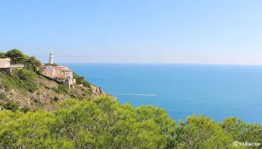 Desde el mirador de Les Pesqueres se ve el Cabo de La Nao