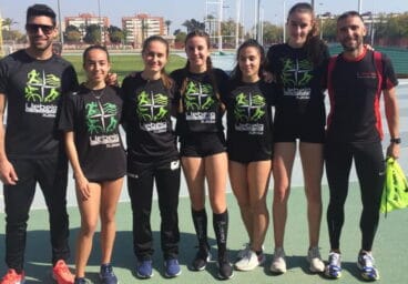 Atletas del CA Llebeig Xàbia en el provincial