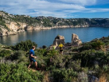 Atletas en la Granadella Trail 2020