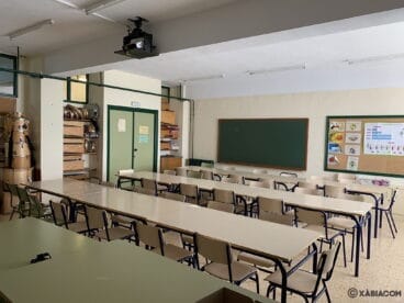 Aula de música del CEIP Trenc d’Alba de Xàbia