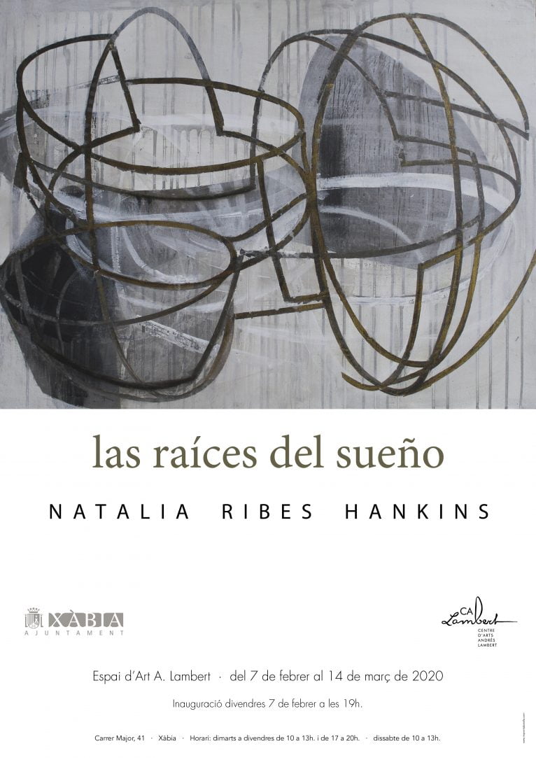 Cartel de la exposición de Natalia Ribes