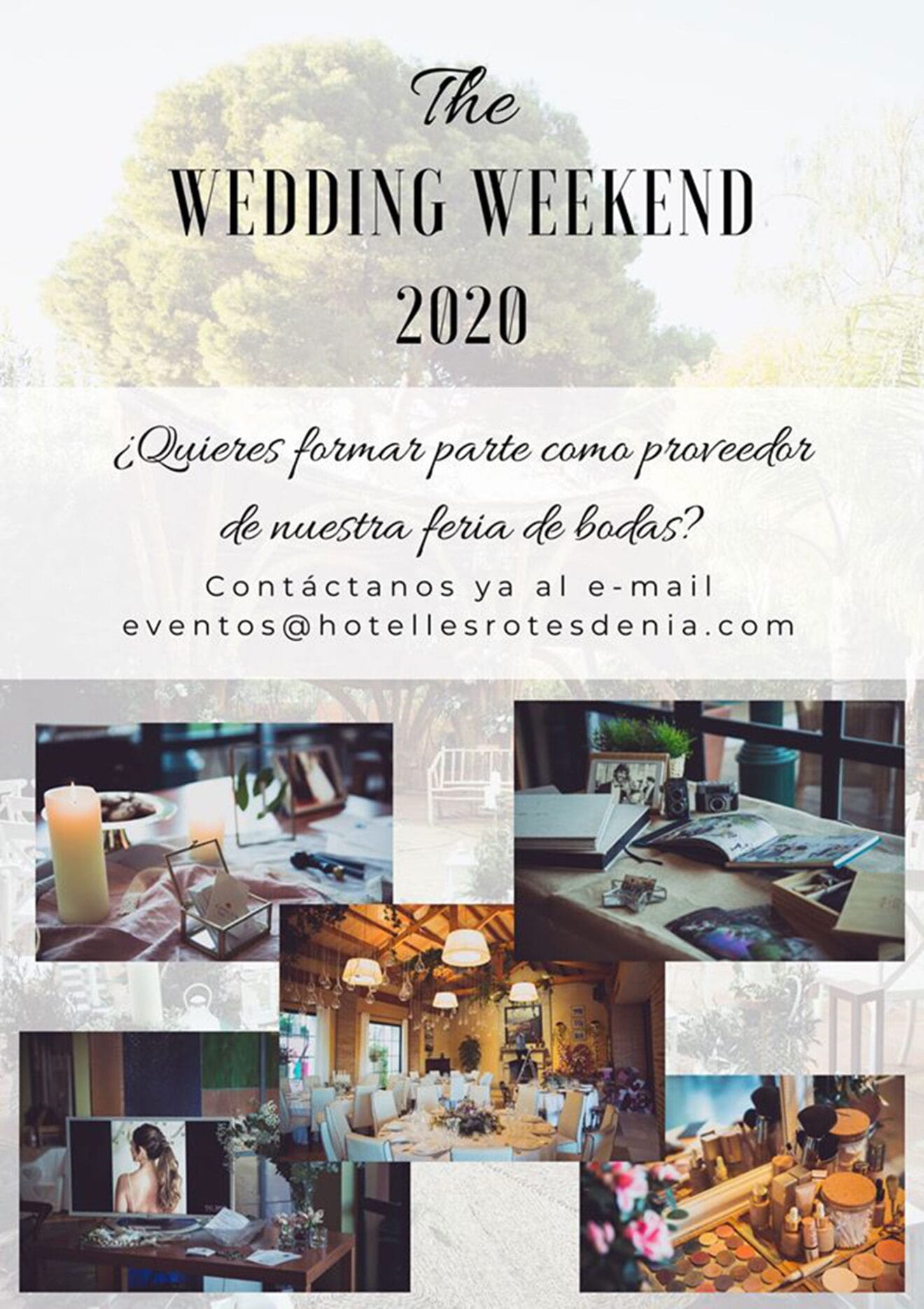 Cartel del Wedding Weekend de Hotel Les Rotes
