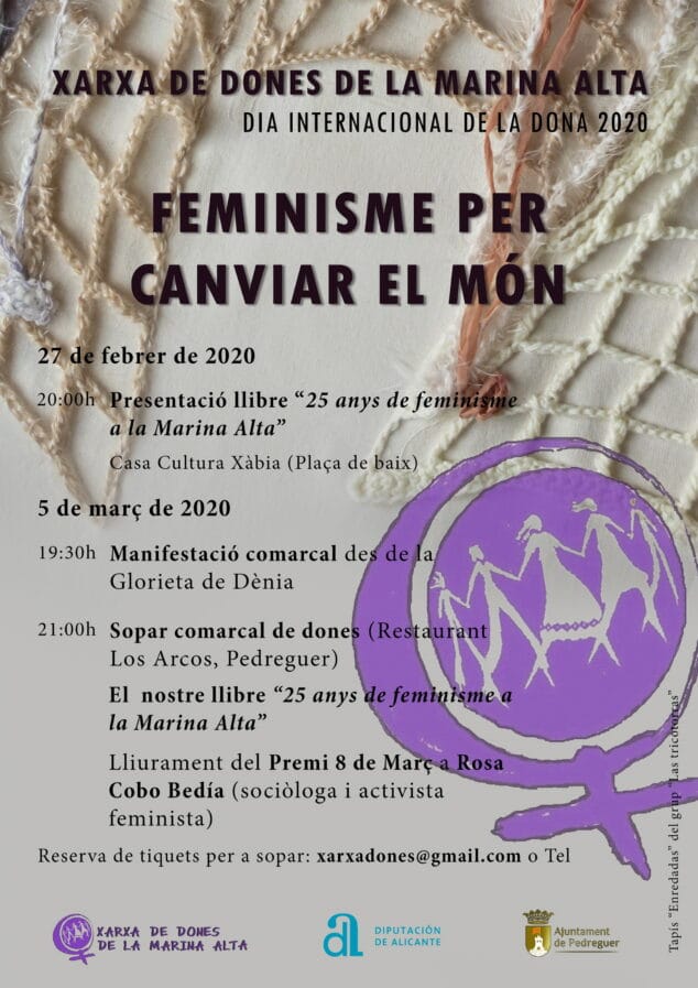 Imagen: cartel xarxa dones 2020