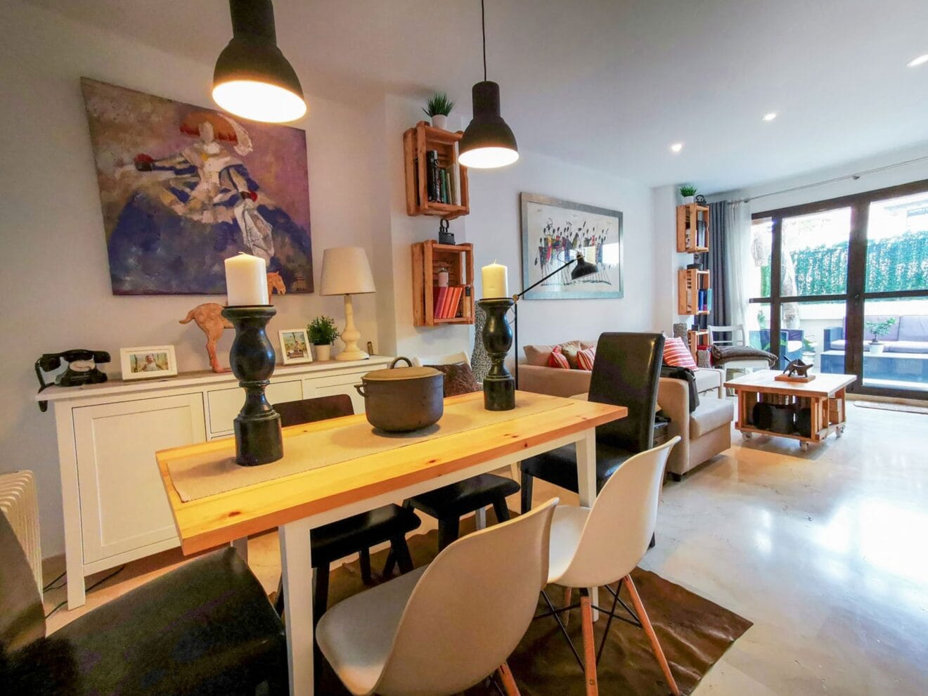 Comedor de un apartamento en venta en el puerto de Jávea - L&T Properties