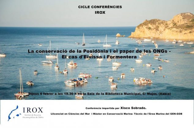 Imagen: Conferencia del IROX sobre la Posidonia