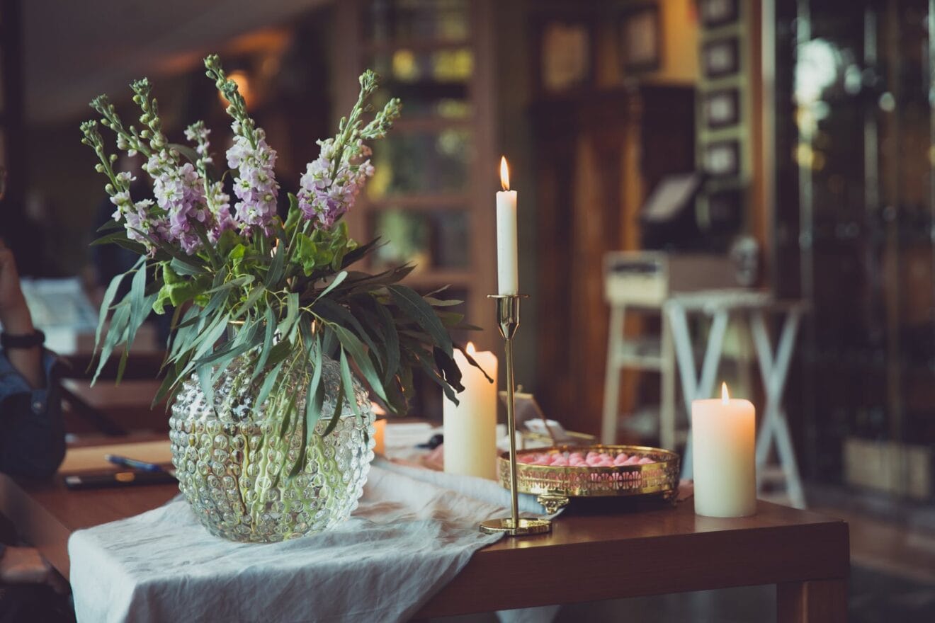 Decoración para bodas y eventos en el Wedding Weekend de Hotel Les Rotes