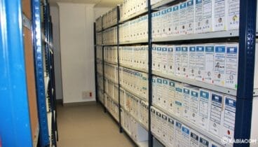 Uno de los siete depósitos del Archivo Municipal de Xàbia