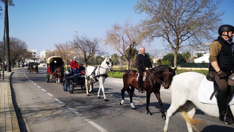 Desfile de caballerías Sant Antoni Xàbia