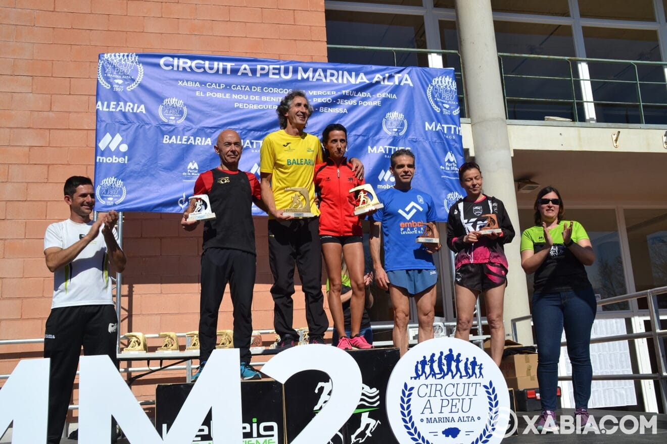 Entrega de trofeos Volta a Peu Xàbia 2020 2
