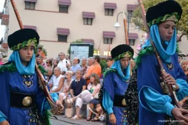 Escuadra infantil de la Filà Almoradins en 2017