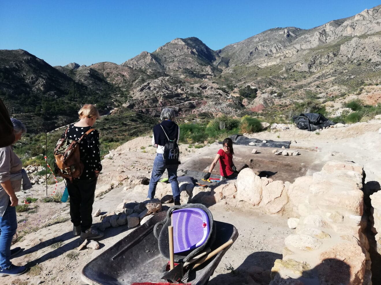 Excavación arqueológica en la ciudad de Herna