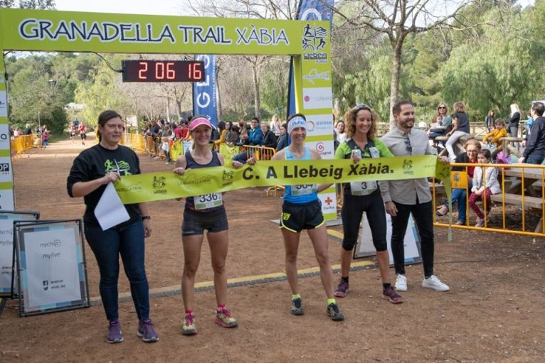 Winnaars op de Granadella Trail