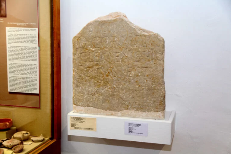 Inscripción funeraria romana
