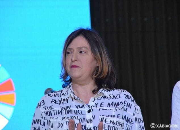 Imagen: Madelane Powell presidenta del CA Llebeig Xàbia