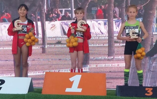 Imagen: María Devesa en el podio