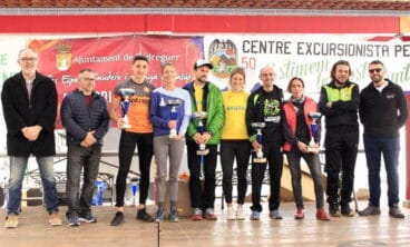 Nasio Cardona en el podio de Pedreguer