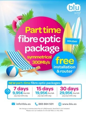 ‘Holiday Part-time Fibre’ – Blu