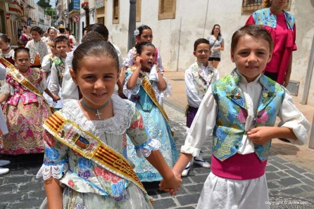 Imagen: Pareja de xabierets en Les Fogueres de Sant Joan
