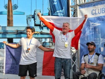 Piotr Cichocki en el podio