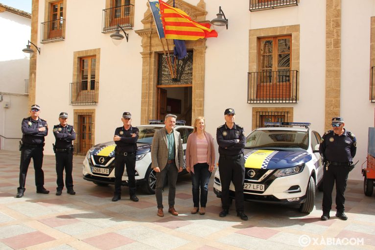 Presentación de nuevos vehículos de la Policía Local de Xàbia