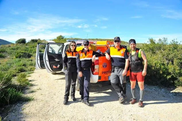 Imagen: Protección Civil en la Granadella Trail