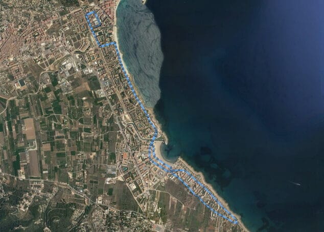 Imagen: Recorrido Volta a Peu Xàbia 2020