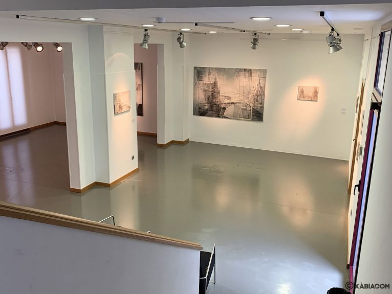 Sala d'exposicions al centre de Xàbia, al Centre d'Art Ca Lambert